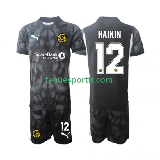 Kit Enfant Maillot Domicile FK Bodø/Glimt Gardien Nikita Haikin 12 2025 à Manches Courtes