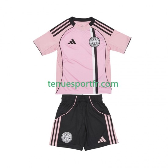 Kit Enfant Maillot Troisième Leicester City 2025-2026 à Manches Courtes