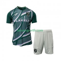 Kit Enfant Maillot Extérieur Norwich City 2025-2026 à Manches Courtes