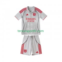 Kit Enfant Maillot Troisième Olympique Lyonnais 2025-2026 à Manches Courtes