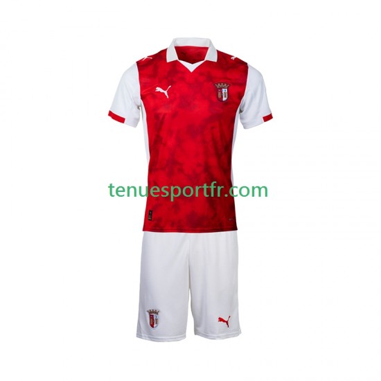Kit Enfant Maillot Domicile SC Braga 2025-2026 à Manches Courtes