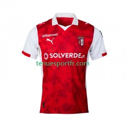 Homme Maillot Domicile SC Braga 2025-2026 à Manches Courtes