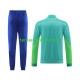 Brésil Ensemble Vestes d'entraînement 2023-2024 Vert