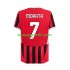 Homme Maillot Domicile AC Milan Alvaro Morata 7 2024-2025 à Manches Courtes