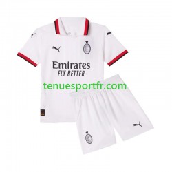 Kit Enfant Maillot Extérieur AC Milan 2024-2025 à Manches Courtes