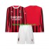 Kit Enfant Maillot Domicile AC Milan 2024-2025 à Manches Longues