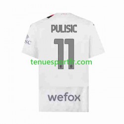 Homme Maillot Extérieur AC Milan Christian Pulisic 11 2023-2024 à Manches Courtes