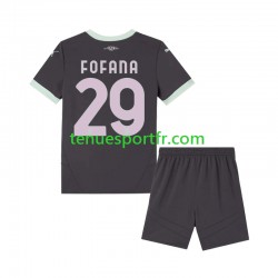 Kit Enfant Maillot Troisième AC Milan Fofana 29 2024-2025 à Manches Courtes