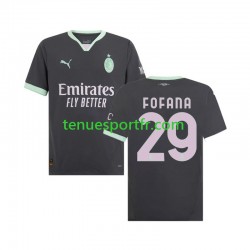 Homme Maillot Troisième AC Milan Fofana 29 2024-2025 à Manches Courtes