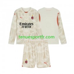 Kit Enfant Maillot Troisième AC Milan Gardien 2024-2025 à Manches Longues