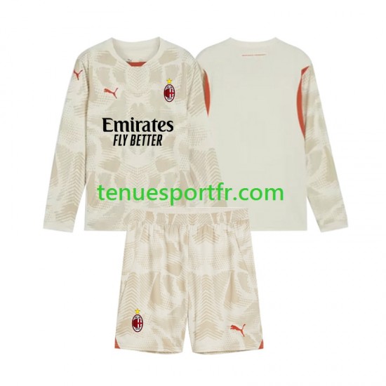 Kit Enfant Maillot Troisième AC Milan Gardien 2024-2025 à Manches Longues