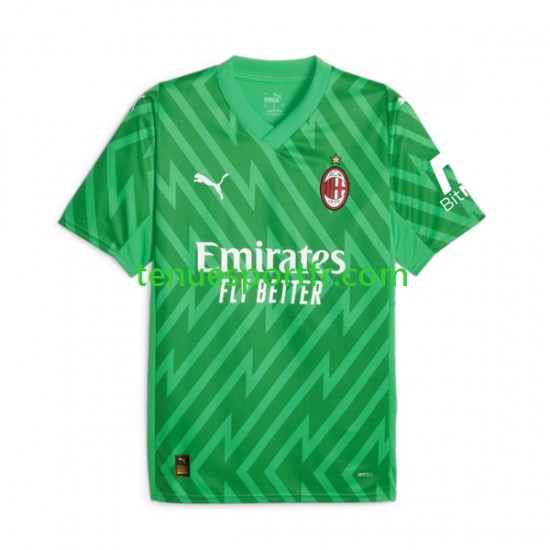 Homme Maillot Domicile AC Milan Gardien 2023-2024 à Manches Courtes