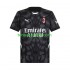 Homme Maillot Domicile AC Milan Gardien 2024-2025 Noir à Manches Courtes
