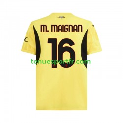 Homme Maillot Extérieur AC Milan Gardien Mike Maignan 16 2024-2025 à Manches Courtes