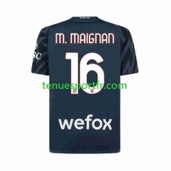 Homme Maillot Troisième AC Milan Gardien Mike Maignan 16 2023-2024 à Manches Courtes
