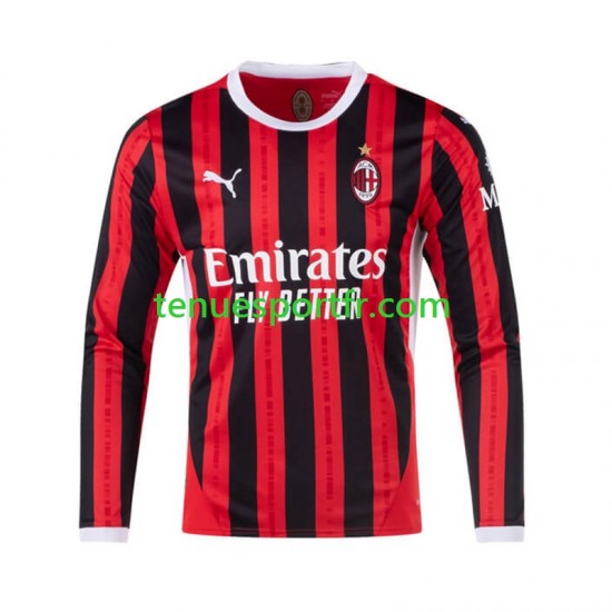 Homme Maillot Domicile AC Milan 2024-2025 à Manches Longues