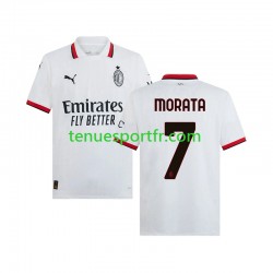 Homme Maillot Extérieur AC Milan Morata 7 2024-2025 à Manches Courtes