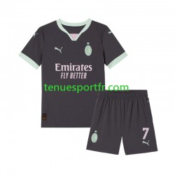 Kit Enfant Maillot Troisième AC Milan Morata 7 2024-2025 à Manches Courtes