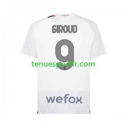 Homme Maillot Extérieur AC Milan Olivier Giroud 9 2023-2024 à Manches Courtes