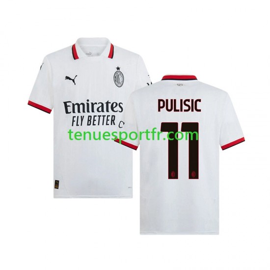Homme Maillot Extérieur AC Milan PULISIC 11 2024-2025 à Manches Courtes