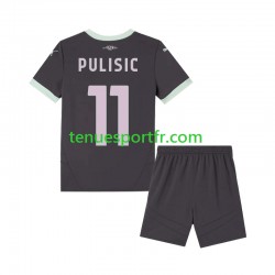 Kit Enfant Maillot Troisième AC Milan Pulisic 11 2024-2025 à Manches Courtes