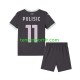 Kit Enfant Maillot Troisième AC Milan Pulisic 11 2024-2025 à Manches Courtes