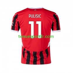 Homme Maillot Domicile AC Milan Pulisic 11 2024-2025 à Manches Courtes