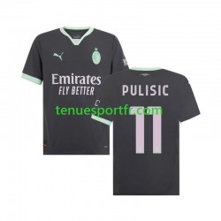Homme Maillot Troisième AC Milan Pulisic 11 2024-2025 à Manches Courtes