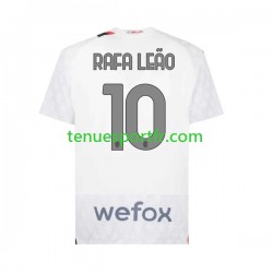 Homme Maillot Extérieur AC Milan Rafael Leao 10 2023-2024 à Manches Courtes