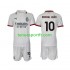 Kit Enfant Maillot Extérieur AC Milan Rafael Leao 10 2024-2025 à Manches Courtes