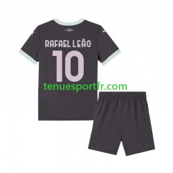 Kit Enfant Maillot Troisième AC Milan Rafael Leao 10 2024-2025 à Manches Courtes