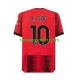 Homme Maillot Domicile AC Milan Rafael Leao 10 2023-2024 à Manches Courtes
