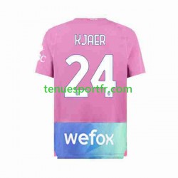 Homme Maillot Troisième AC Milan Simon Kjaer 24 2023-2024 à Manches Courtes