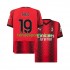 Homme Maillot Domicile AC Milan Theo Hernandez 19 2023-2024 à Manches Courtes