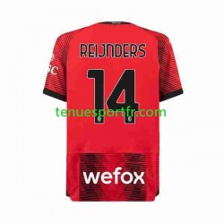 Homme Maillot Domicile AC Milan Tijjani Reijnders 14 2023-2024 à Manches Courtes