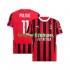 Homme Maillot Domicile AC Milan UCL Font PULISIC 11 2024-2025 à Manches Courtes