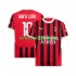 Homme Maillot Domicile AC Milan UCL Font RAFA LEAO 10 2024-2025 à Manches Courtes