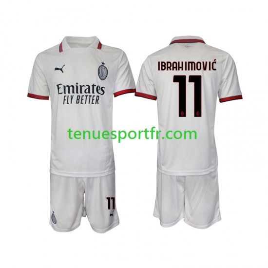 Kit Enfant Maillot Extérieur AC Milan ibrahimovic 11 2024-2025 à Manches Courtes