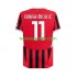 Homme Maillot Domicile AC Milan ibrahimovic 11 2024-2025 à Manches Courtes