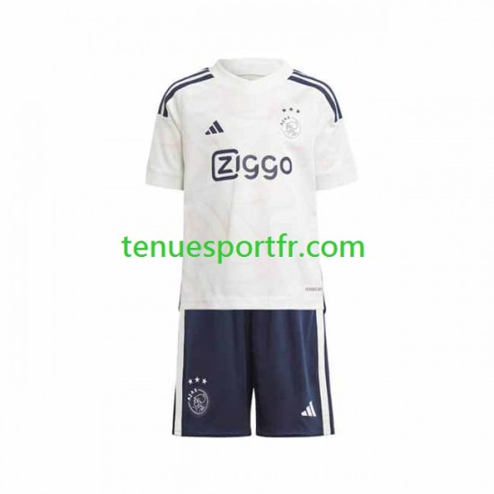 Kit Enfant Maillot Extérieur Ajax Amsterdam 2023-2024 à Manches Courtes