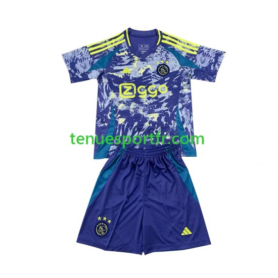 Kit Enfant Maillot Extérieur Ajax Amsterdam 2024-2025 à Manches Courtes
