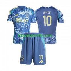 Kit Enfant Maillot Extérieur Ajax Amsterdam Chuba Akpom 10 2024-2025 à Manches Courtes