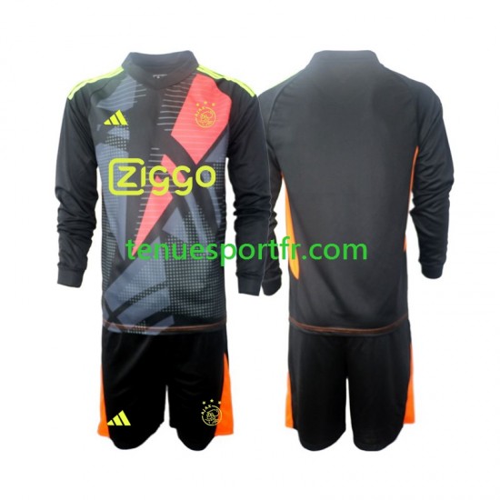 Kit Enfant Maillot Domicile Ajax Amsterdam Gardien 2024-2025 à Manches Longues
