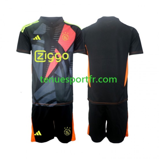 Kit Enfant Maillot Domicile Ajax Amsterdam Gardien 2024-2025 à Manches Courtes