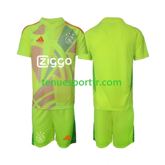 Kit Enfant Maillot Troisième Ajax Amsterdam Gardien 2024-2025 à Manches Courtes