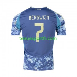 Homme Maillot Extérieur Ajax Amsterdam Steven Bergwijn 7 2024-2025 à Manches Courtes