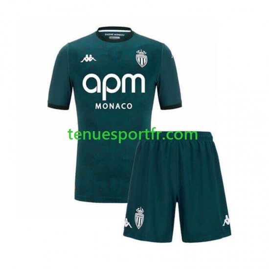 Kit Enfant Maillot Extérieur AS Monaco 2024-2025 à Manches Courtes