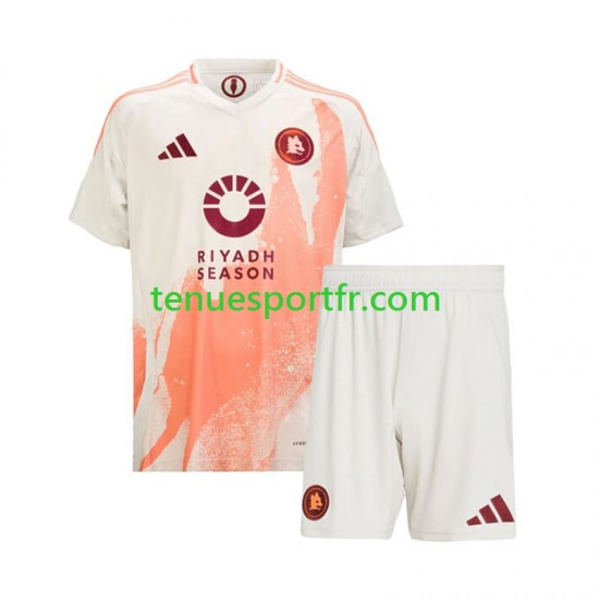 Kit Enfant Maillot Extérieur AS Rome 2024-2025 à Manches Courtes