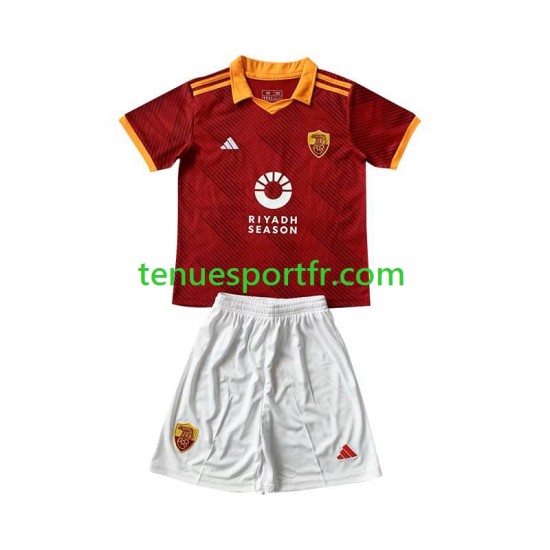 Kit Enfant Maillot Quatrième AS Rome 2023-2024 à Manches Courtes
