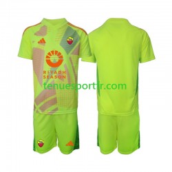 Kit Enfant Maillot Extérieur AS Rome Gardien 2024-2025 à Manches Courtes
